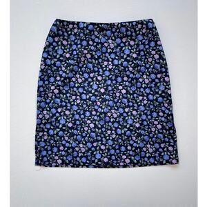 Vtg 90's Floral Purple Midi Skirt / Size 9 / Summer Grunge Pencil STAR C.C.C /